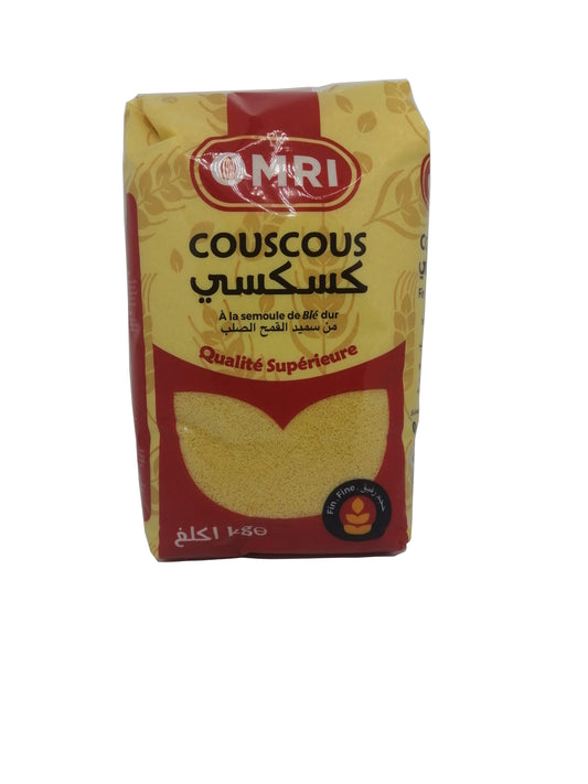 Tunesische Hartweizengrieß Couscous-Dünn-Omri-1 KG