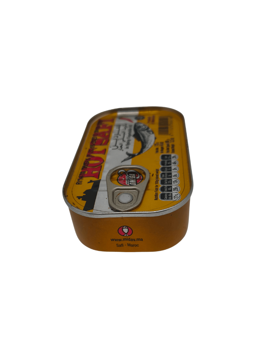 Marokkanische Sardinen mit Planzenöl -sharf-SAFI-125g