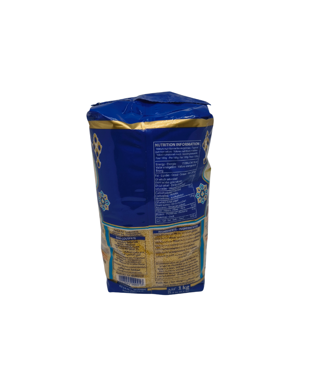 marokkanische Couscous-DARI- Moyen - 1 KG