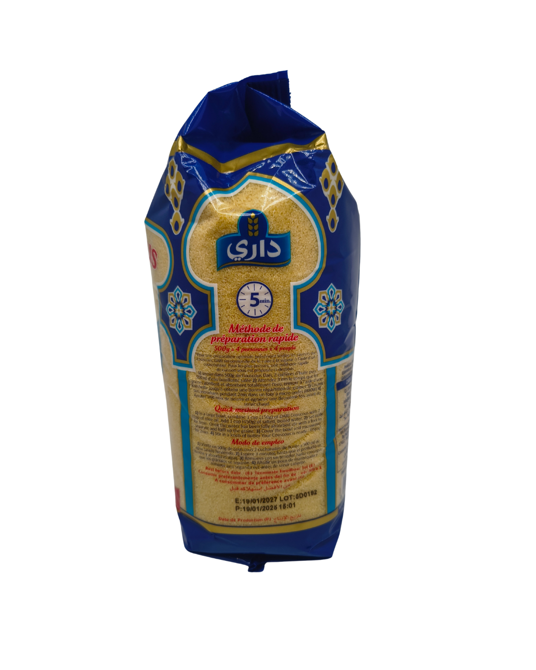 marokkanische Couscous-DARI- Fin - 1 KG