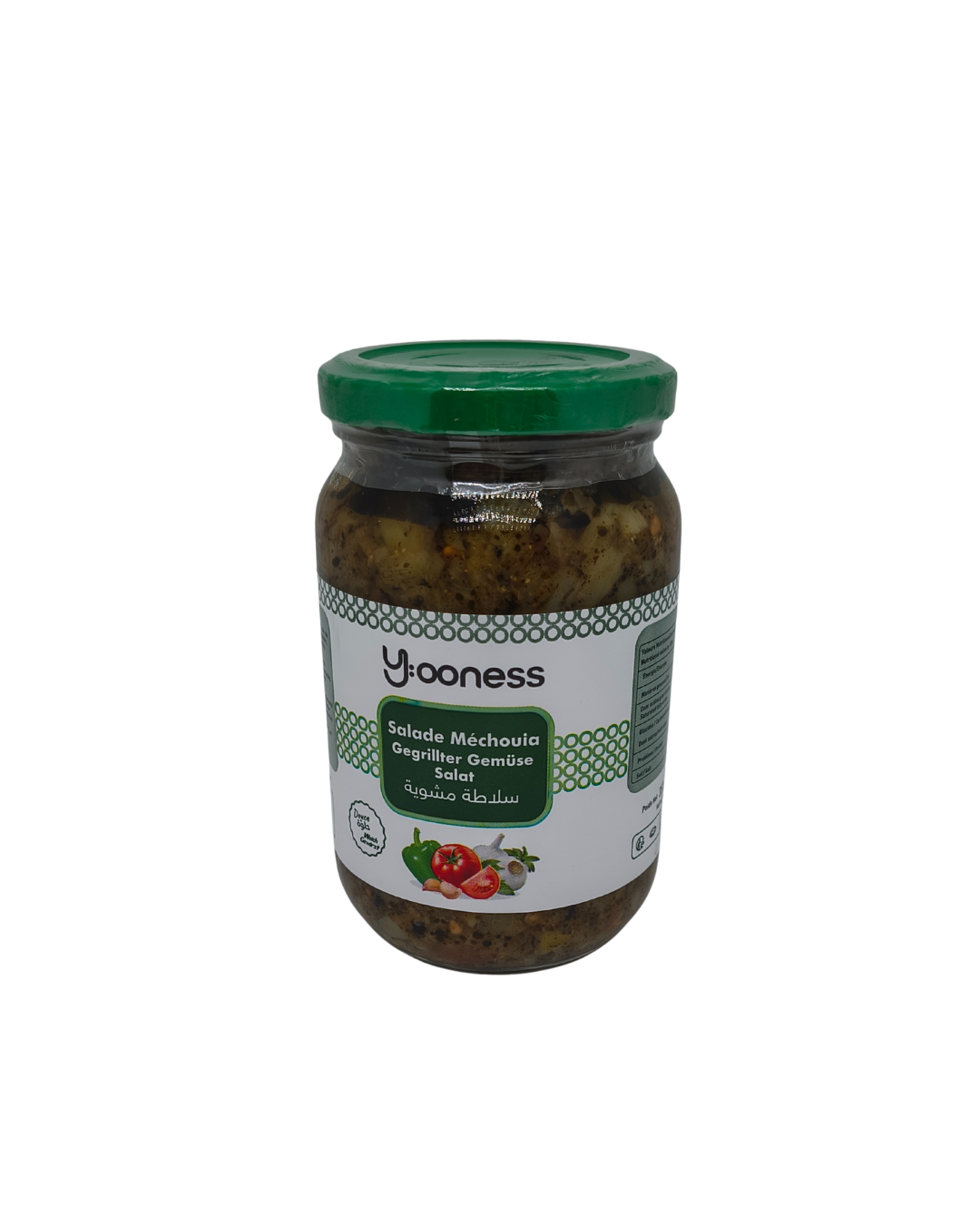 Gegrillter tunesischer Salat- Mechouia-Yooness-350g