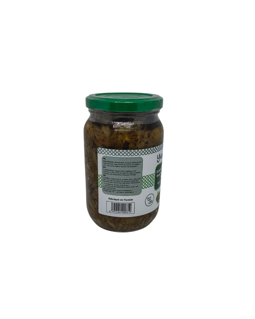 Gegrillter tunesischer Salat- Mechouia-Yooness-350g