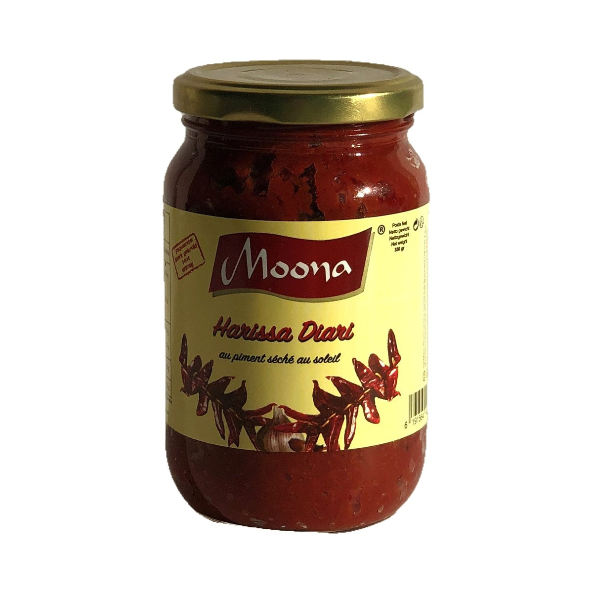 Tunesische Harissa- Moona - Harissa Diari-350g