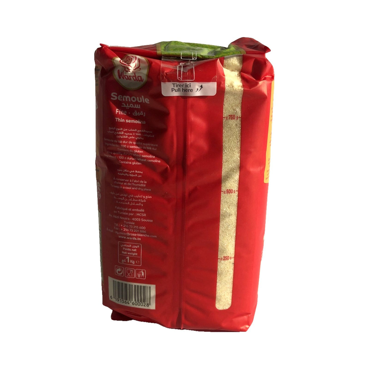 Tunesischer Grieß - dünn - Warda-1 KG