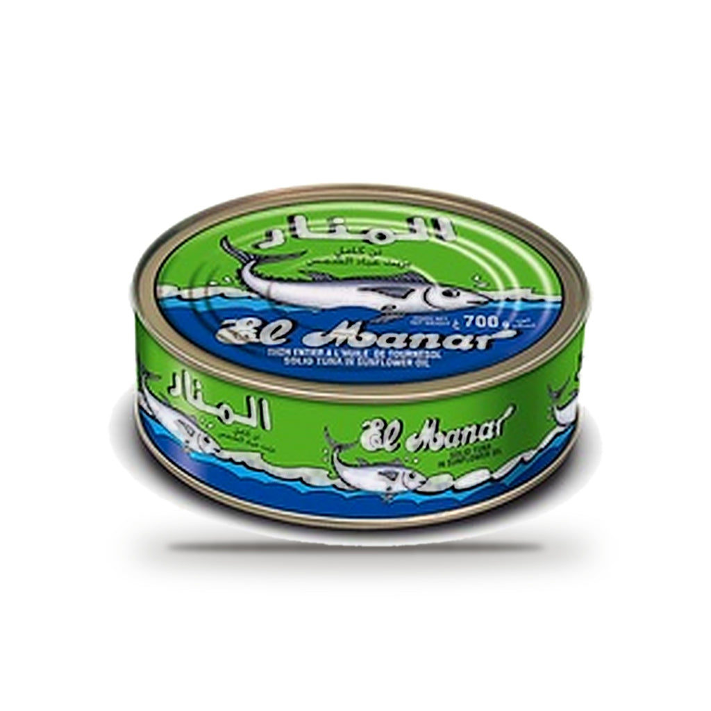 Thunfisch ganz in Sonnenblumenöl, El Manar, 700 g
