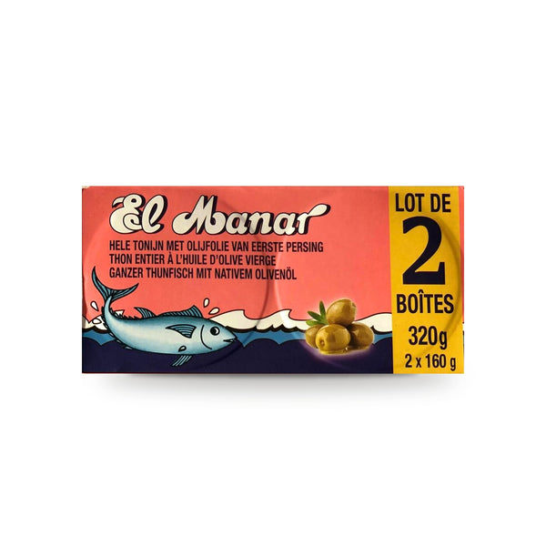 Thunfisch ganz in nativem Olivenöl, El Manar, 160 g