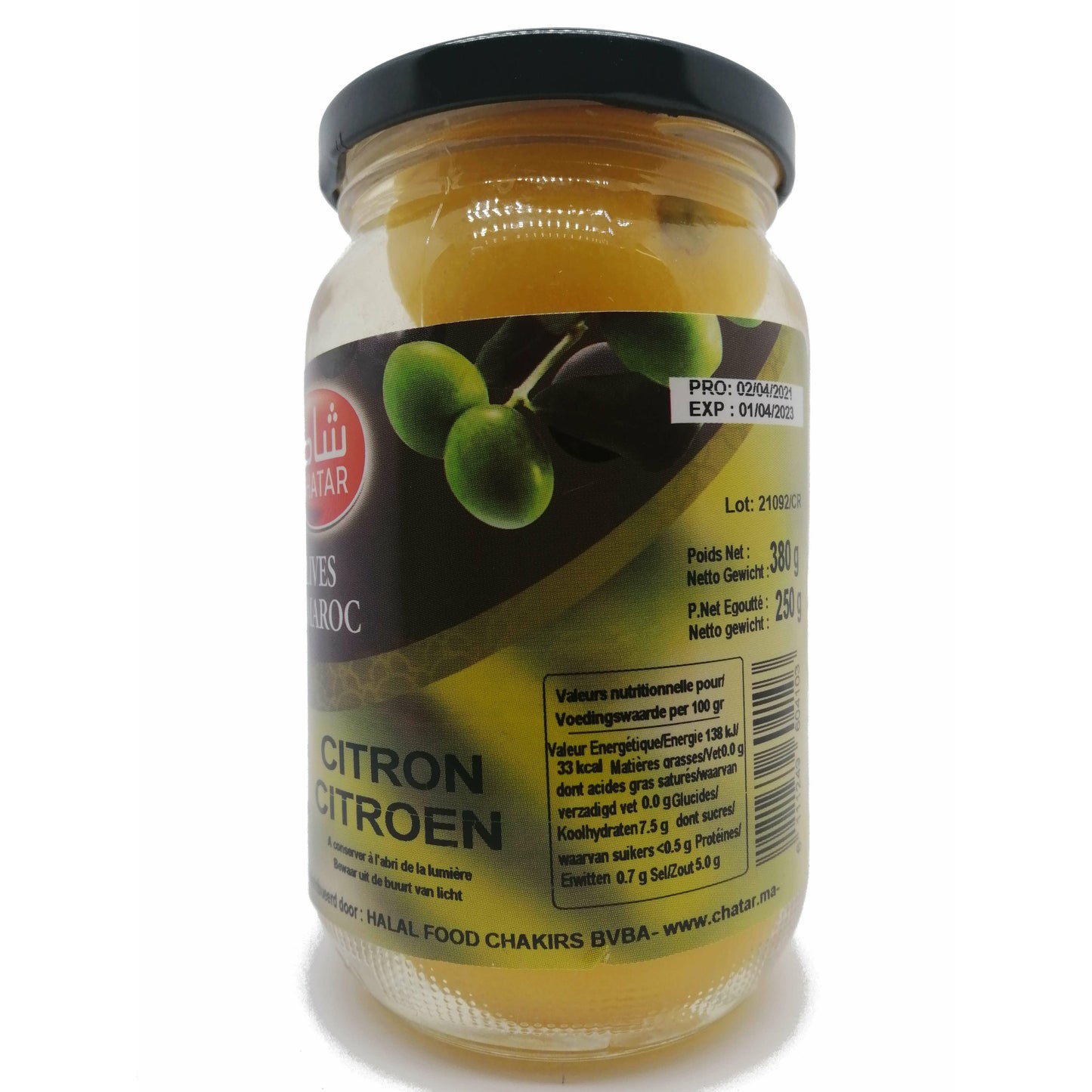 marokkanische Zitronen-Chater-380g