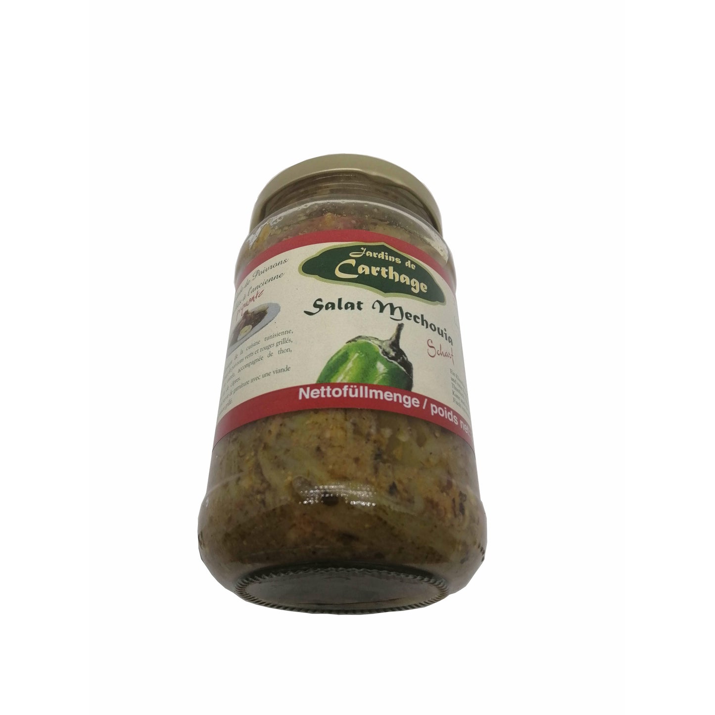 Tunesischer gegrillter Salat-Scharf-Jardins de Carthage-350g