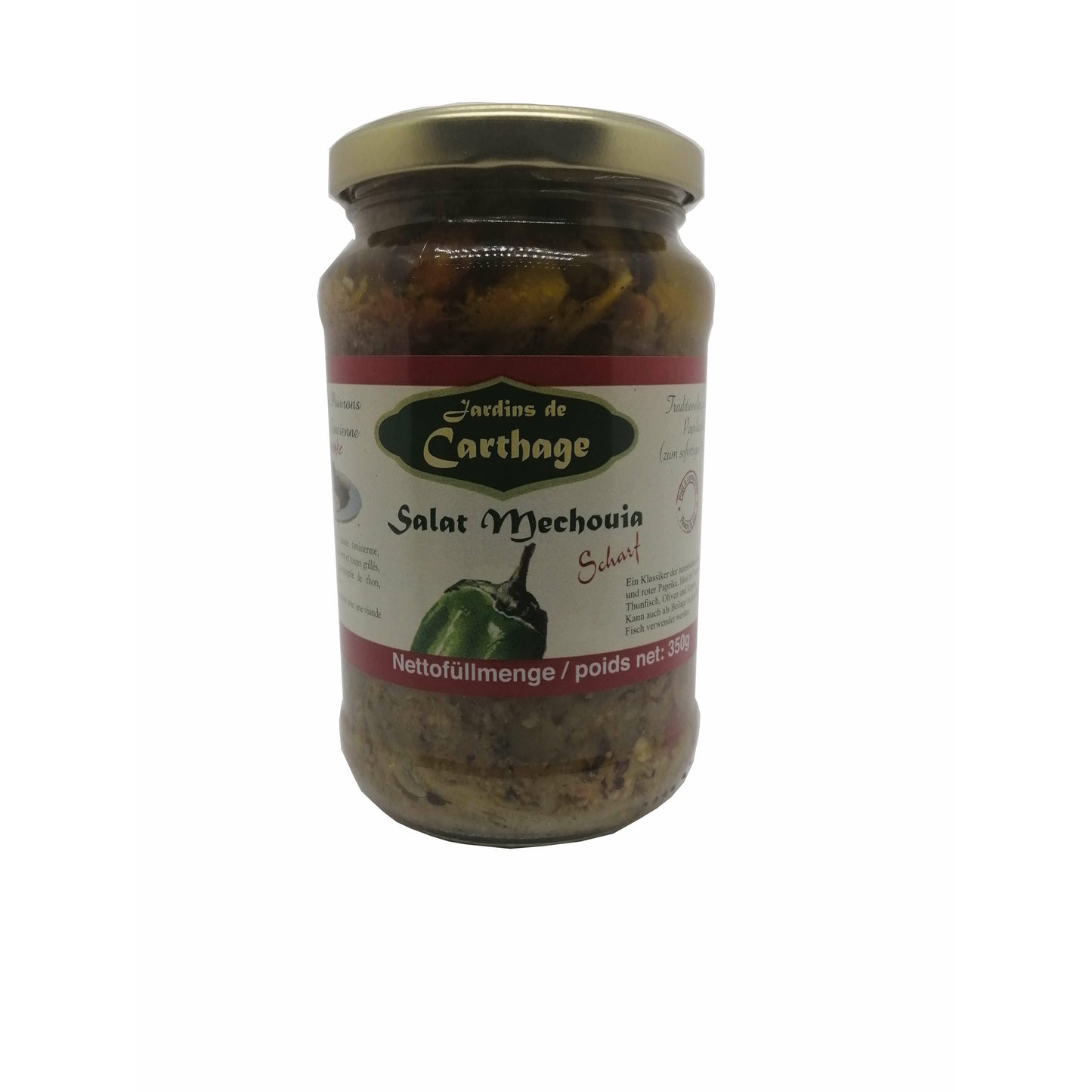 Tunesischer gegrillter Salat-Scharf-Jardins de Carthage-350g