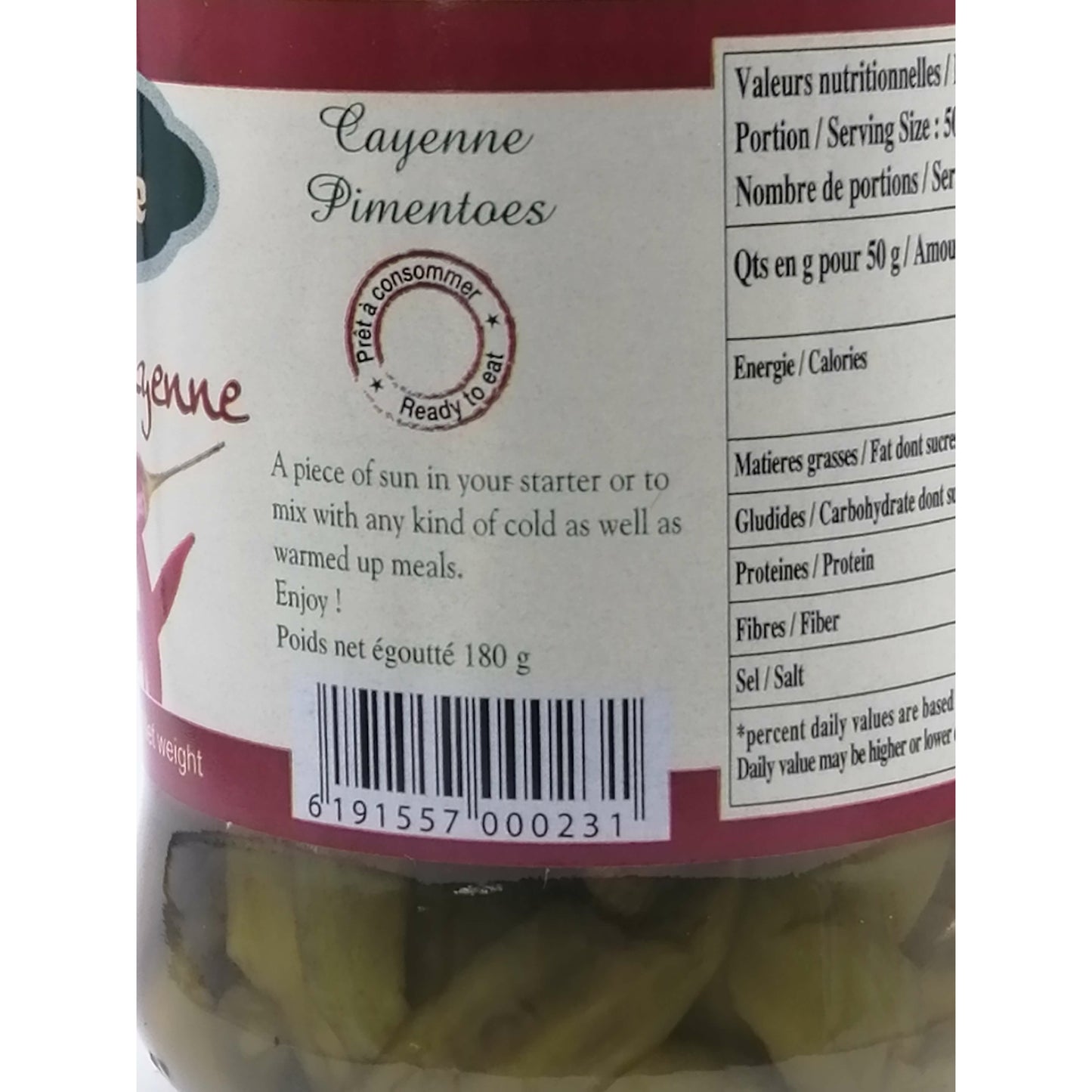 Tunesischer grüner Cayenne Pfeffer-Moona-150g