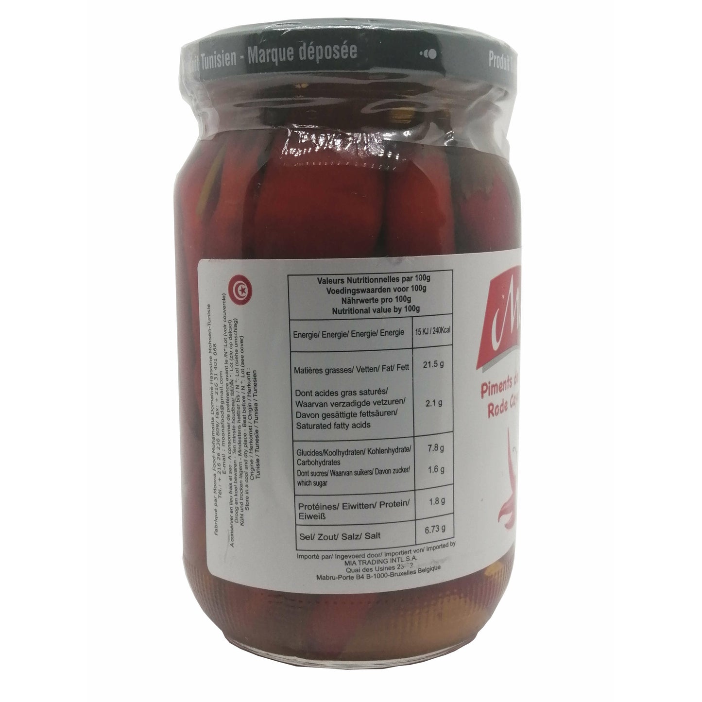 Roter tunesische Cayenne Pfeffer-Moona-150g