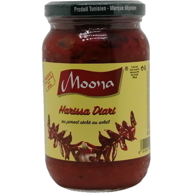 Tunesische Harissa- Moona - Harissa Diari-350g