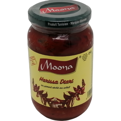 Tunesische Harissa- Moona - Harissa Diari-350g